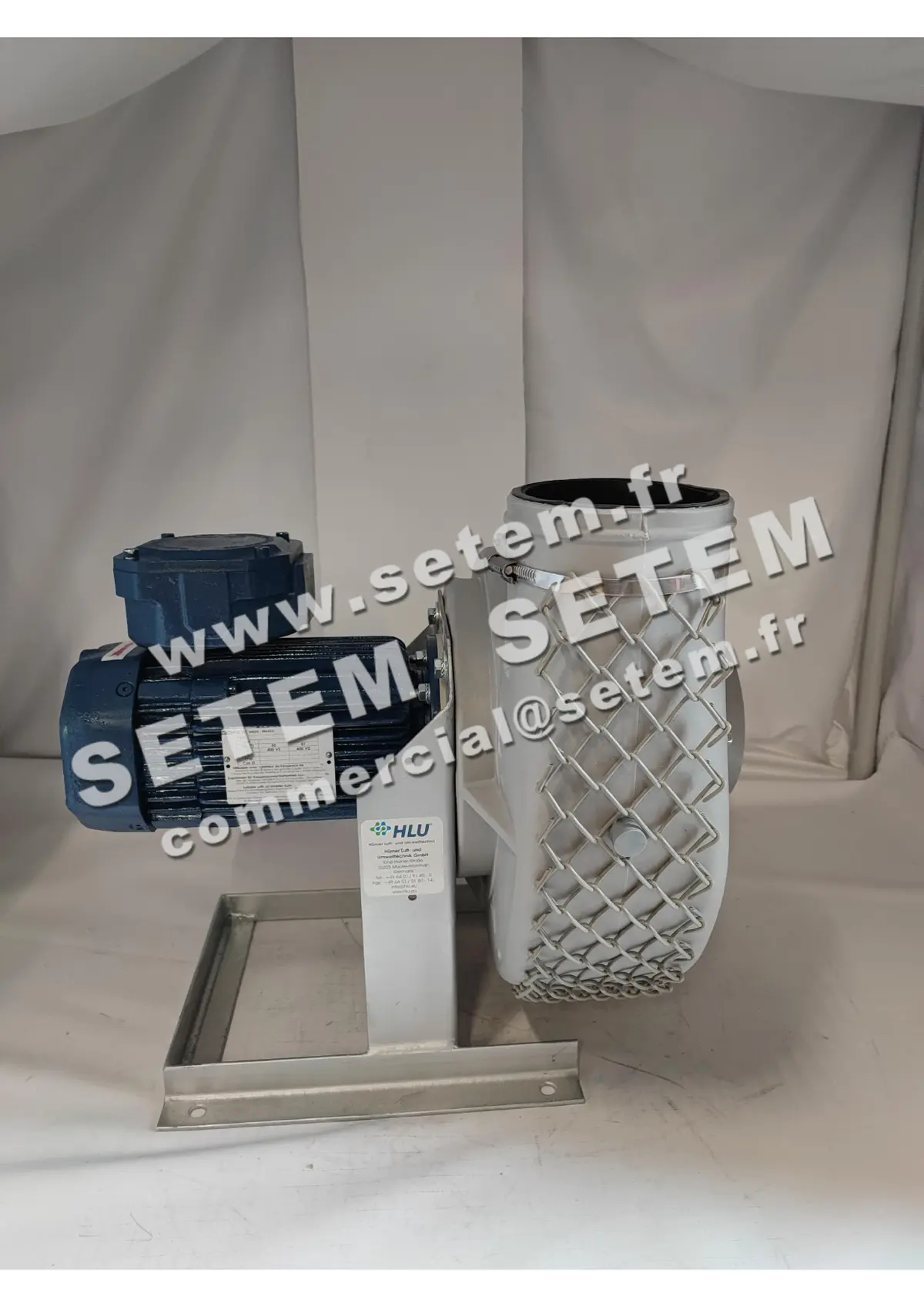 2741000115-VENTILATEUR HURNER HFR125.17D LG 0° 0.25KW 2P T230/400V II3GCIIBT3 3