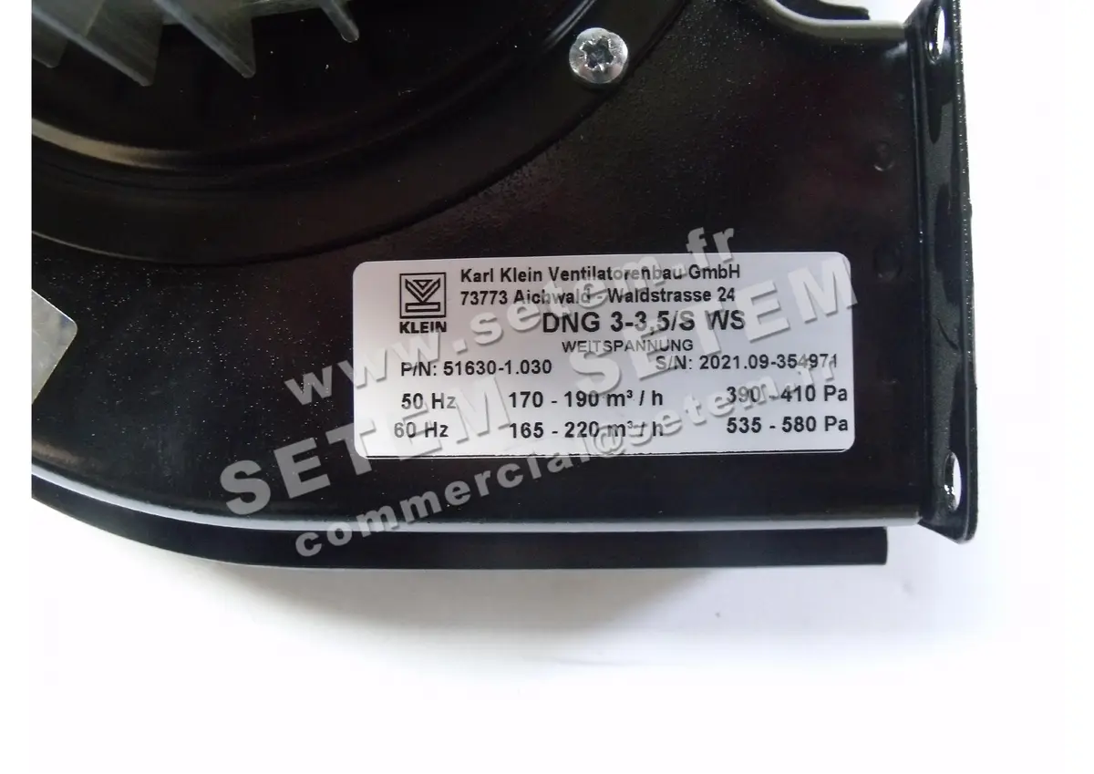 3619005428-VENTILATEUR KARLKLEIN DNG3.3.5/SWS *51630.1.030* 4