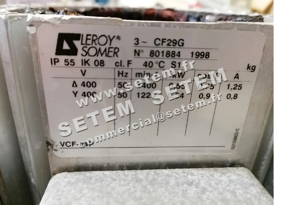 3902002036-MOTEUR LEROYSOMER CF29G 550/340W 4P T400V