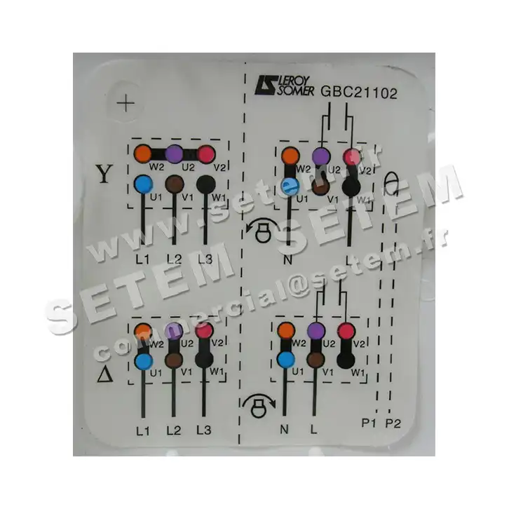 3902009538-MOTEUR LEROYSOMER CF22TP/T 550W 4P T230/400V 3