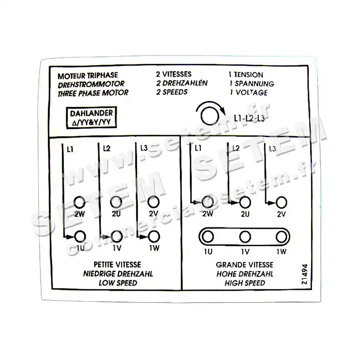 3902009587-MOTEUR LEROYSOMER 0.37/0.07KW 6/12P T400V HA90 B14 LS90ST 3