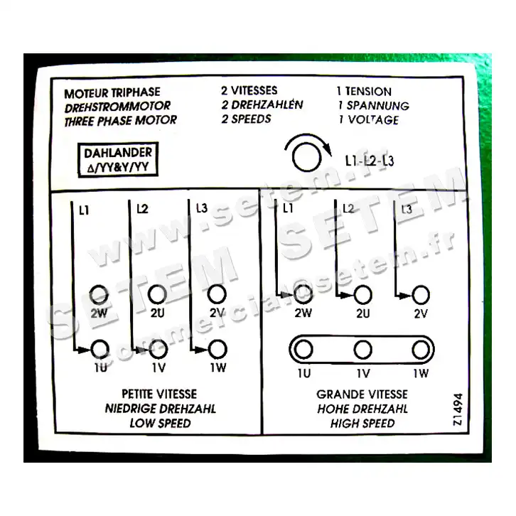 3902009611-MOTEUR LEROYSOMER 0.75/0.12KW 4/8P T400V HA80 B14 LS80LT 3