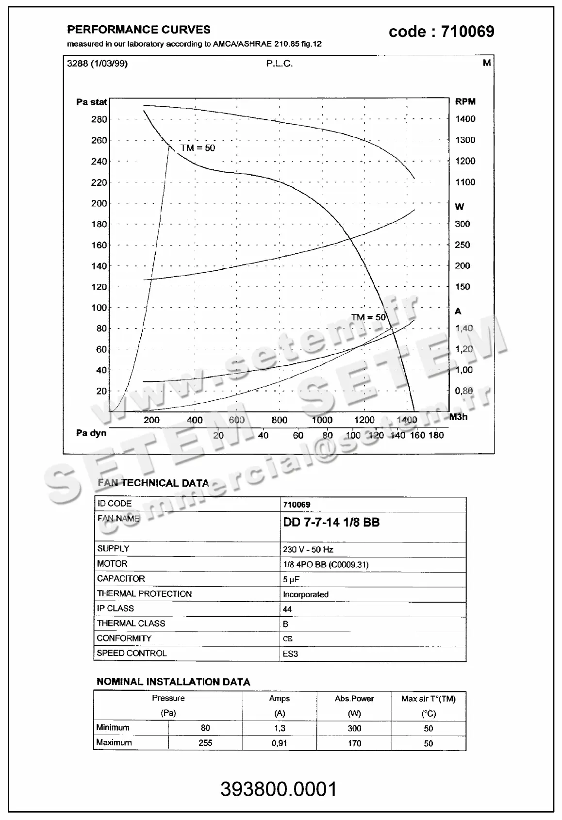 3938000001-VENTILATEUR LEMMENS DD7.7.14.1/8.BB 130014 +BR *710069* 3