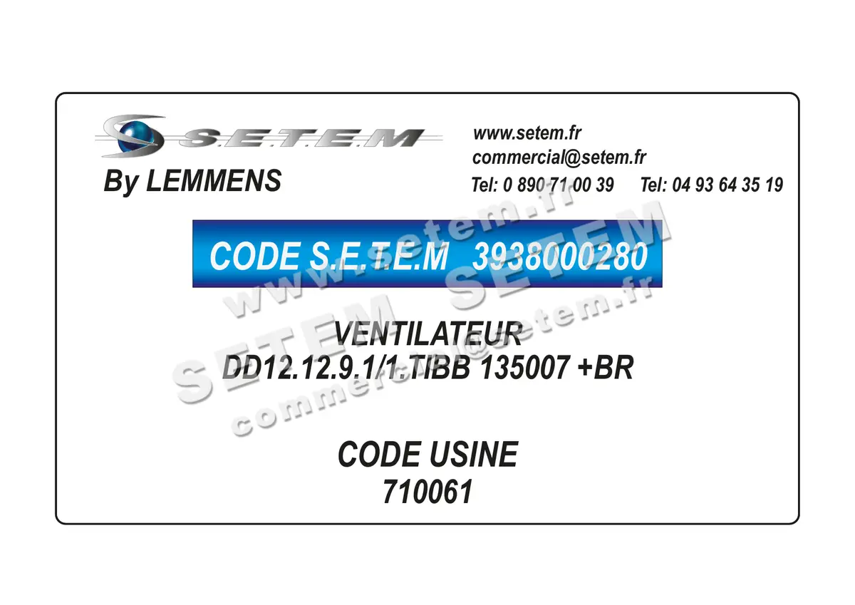 3938000280-VENTILATEUR LEMMENS DD12.12.9.1/1.TIBB 135007 +BR *710061* 6
