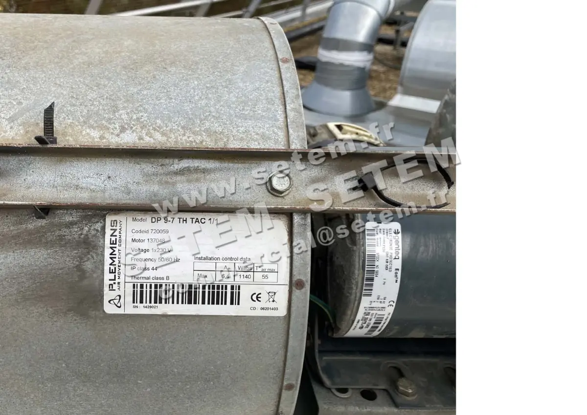 3938001112-VENTILATEUR LEMMENS DP9.7.TH.TAC.1/1 *720059* 5