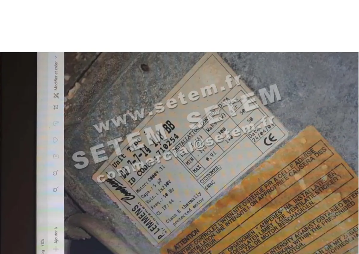 3938006585-VENTILATEUR LEMMENS DD7.7.14 1/8 BB *710254*