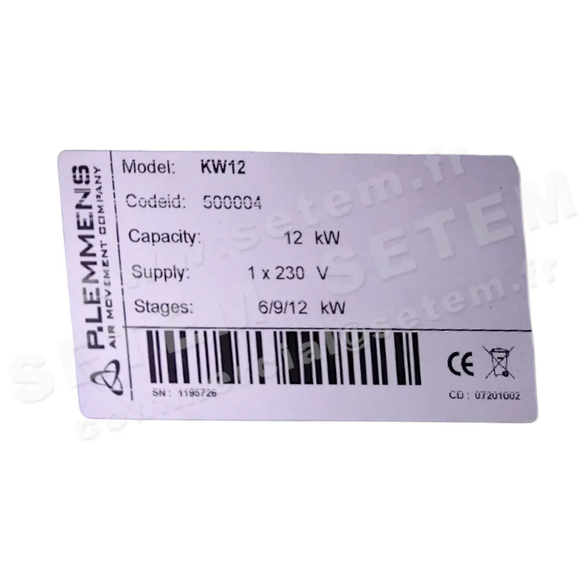 3938009547-BATTERIE ELECTRIQUE LEMMENS KW12