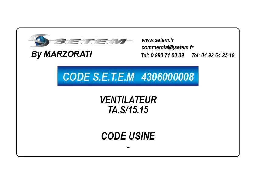 4306000008-VENTILATEUR MARZORATI TA.S/15.15