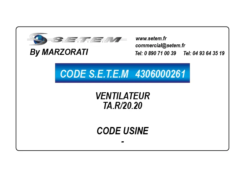 4306000261-VENTILATEUR MARZORATI TA.R/20.20
