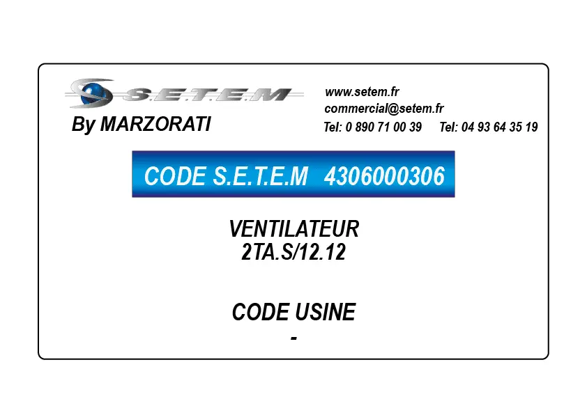 4306000306-VENTILATEUR MARZORATI 2TA.S/12.12