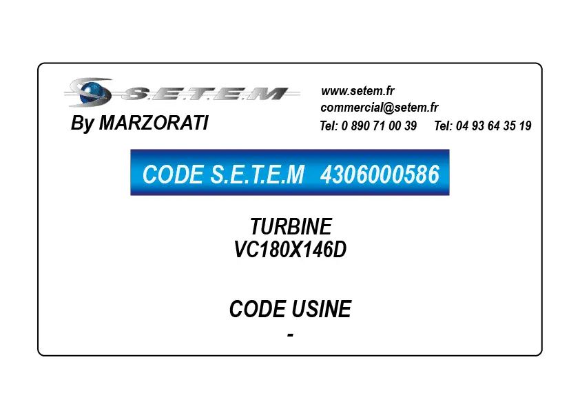 4306000586-TURBINE MARZORATI VC180X146D