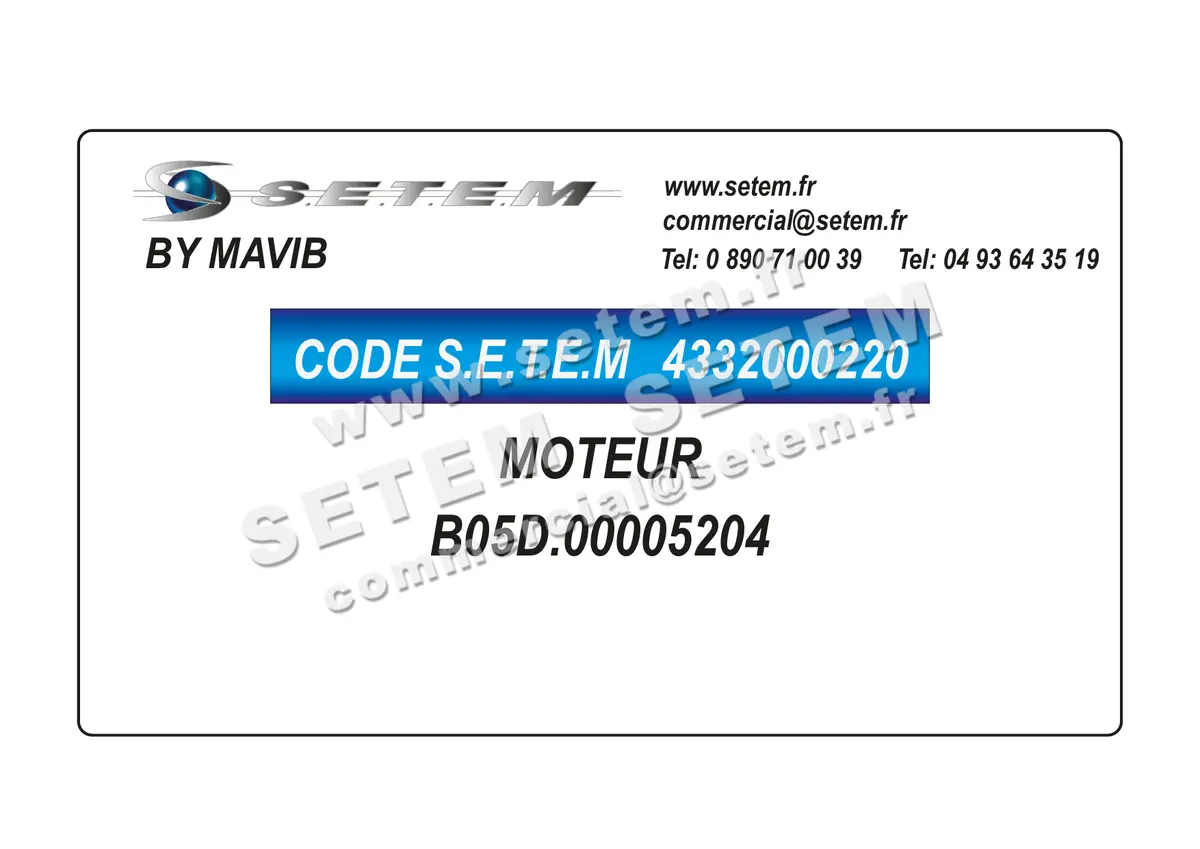 4332000220-MOTEUR MAVIB B05D.00005204