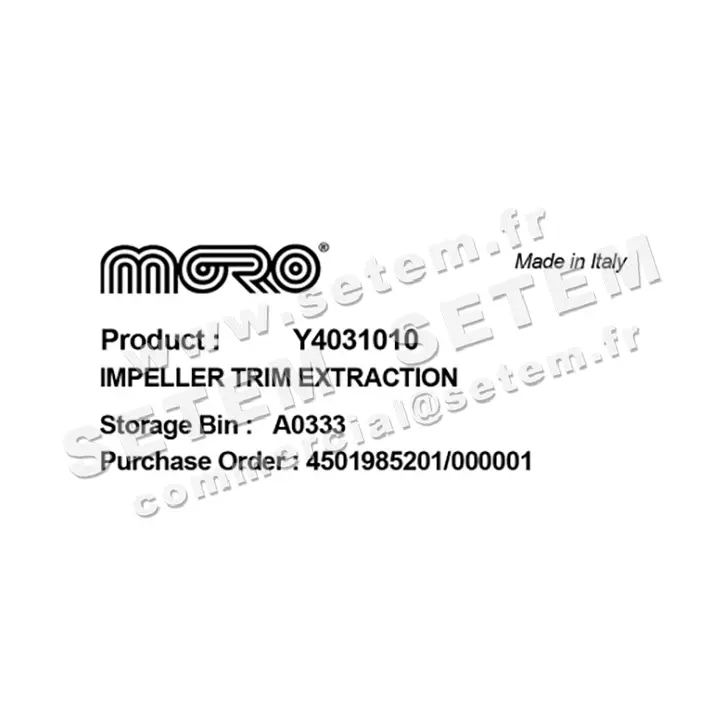 4335002015-TURBINE MORO SUR VENTILATEUR * MM260SPA * 2