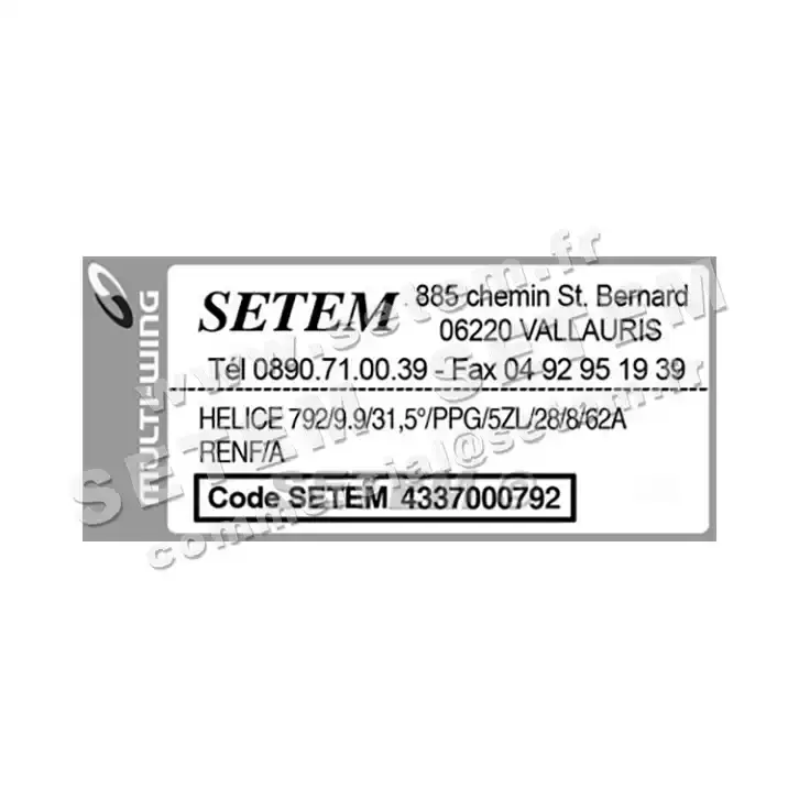 4337000792-HELICE 792/9.9/31.5°/PPG/5ZL/28/8/62/RENF/A MULTIWING 3