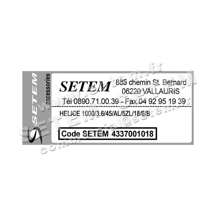 4337001018-HELICE 1000/3.6/45/AL/5ZL/18/6/B MULTIWING 3