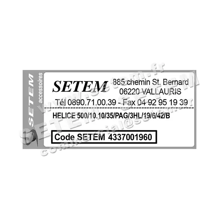 4337001960-HELICE 500/10.10/35/PAG/3HL/19/6/42/B MULTIWING 3