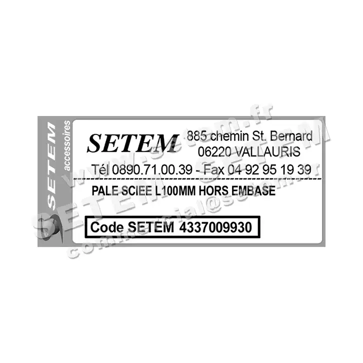 4337009930-PALE SCIEE L100MM HORS EMBASE MULTIWING 3