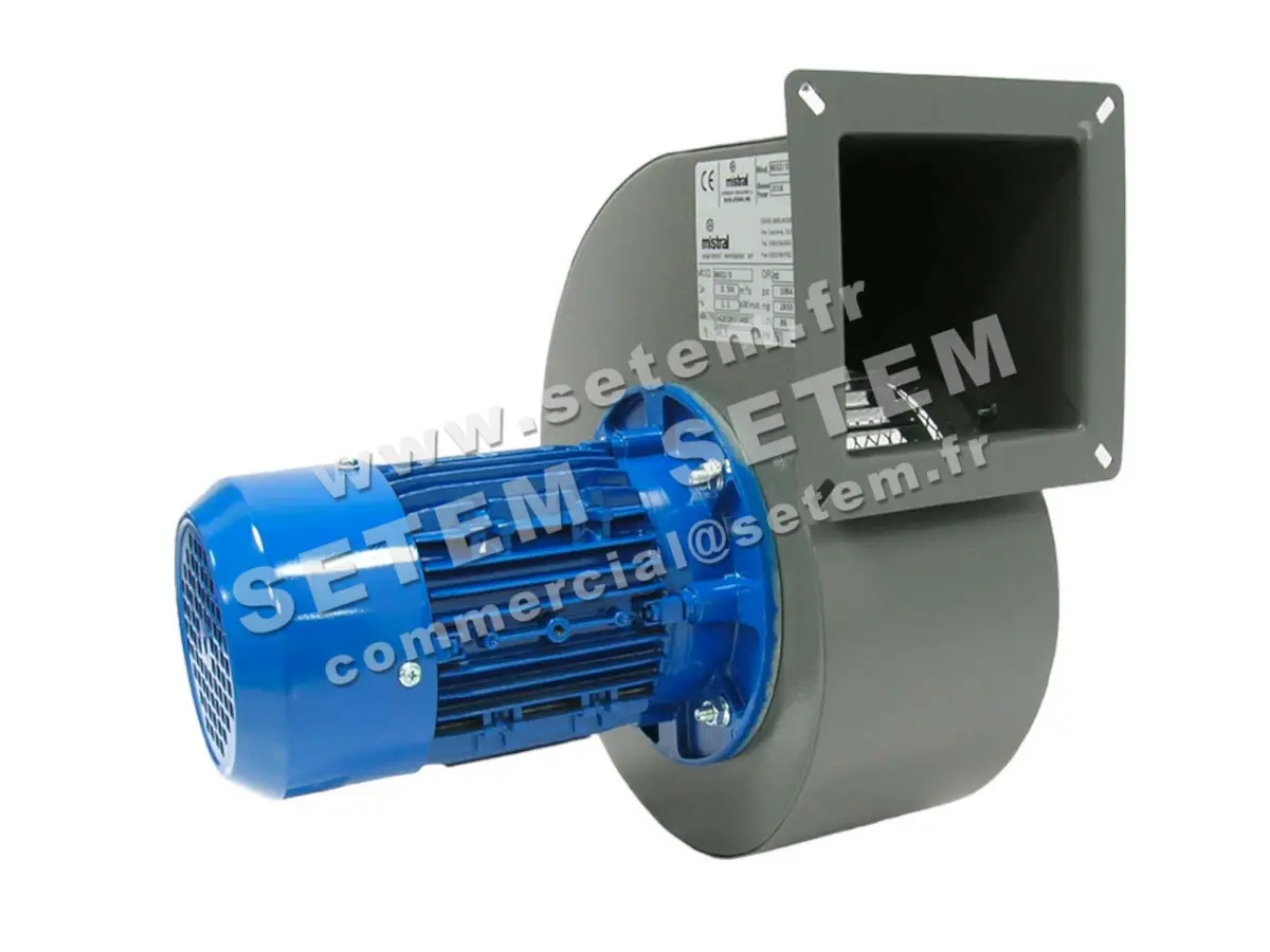 4348000602-VENTILATEUR MISTRAL N602/0 1.10KW 2P T230/400V RD 0°