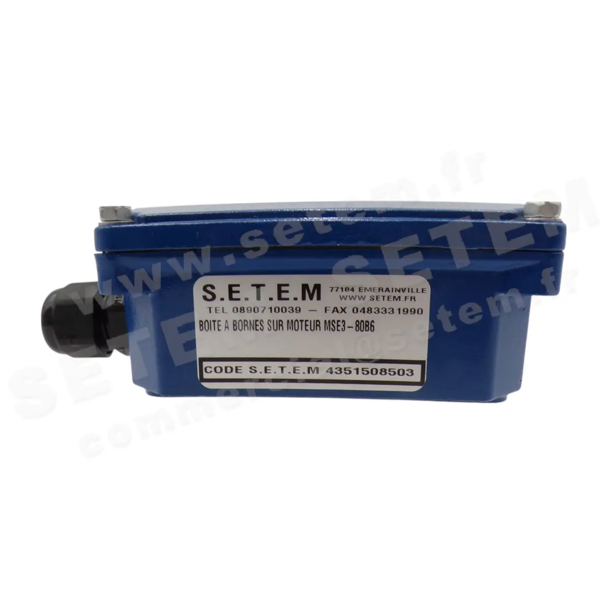 4351508503-BOITE A BORNES EMC ELECTRIC MOTORS SUR MOTEUR MSE3-80B6