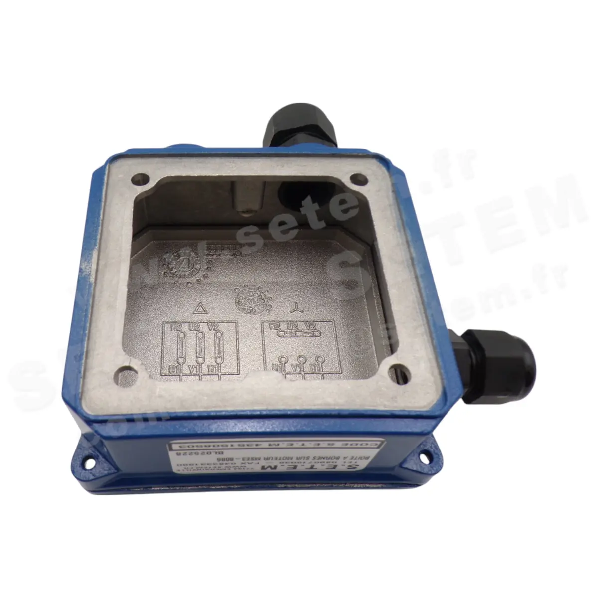 4351508503-BOITE A BORNES EMC ELECTRIC MOTORS SUR MOTEUR MSE3-80B6 2