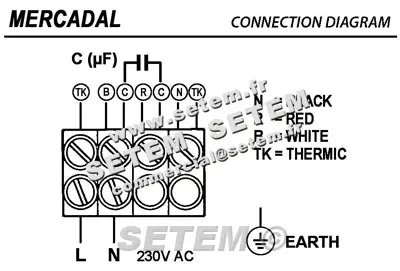 4355009013-MOTEUR MERCADAL BP80M6 *720381135* 3