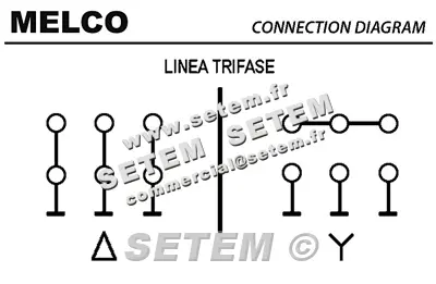4366002521-MOTEUR MELCO VARIABLE 0.18KW 6P T230/400V HA71 B5 MS71A.6 3