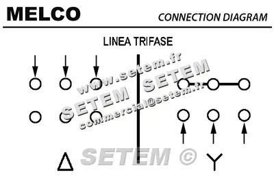 4366005012-MOTEUR MELCO 0.25/0.13KW 4/8P T400V HA71 B14 ET71A.4/8 3