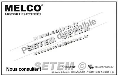 4366006706-MOTEUR MELCO VARIABLE 0.37KW 4P M230V HA71 B5