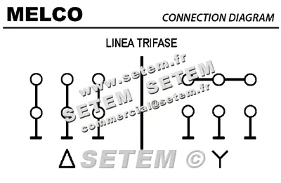 4366006805-MOTEUR MELCO VARIABLE 0.18KW 4P T230/400V HA63 B5 MS63B.4 3