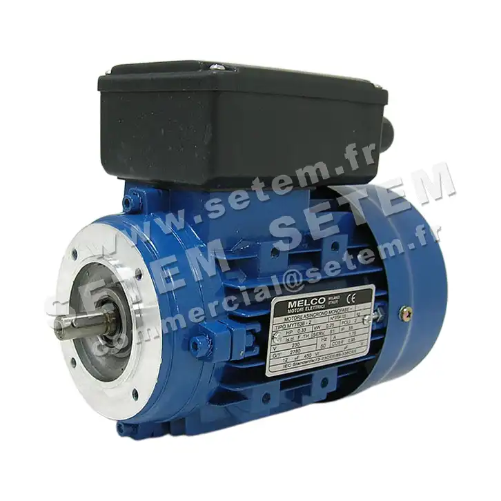 4366009890-MOTEUR MELCO 0.25KW 2P M230V HA63 B14 MYT63B.2