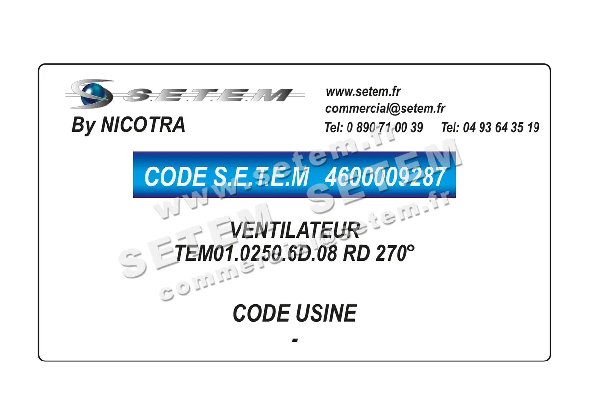 4600009287-VENTILATEUR NICOTRA TEM01.0250.6D.08 RD 270°