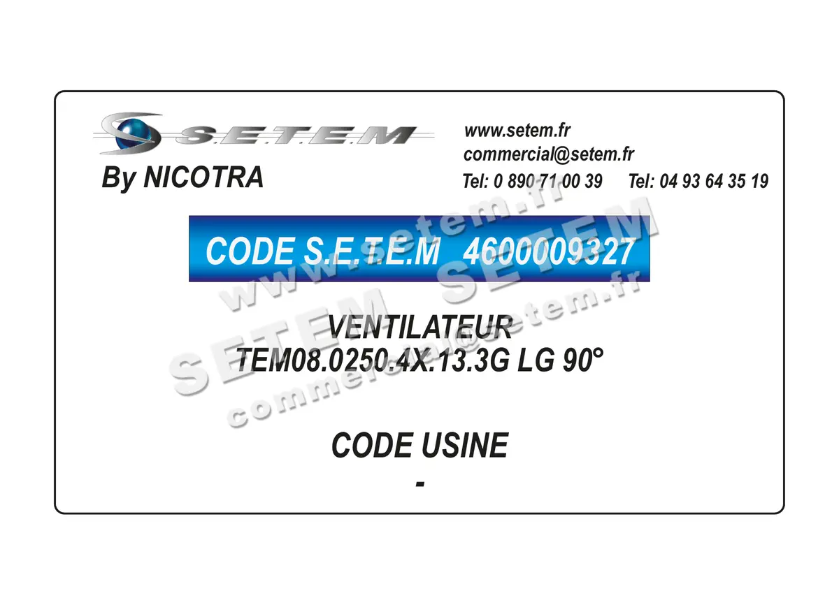 4600009327-VENTILATEUR NICOTRA TEM08.0250.4X.13.3G LG 90°