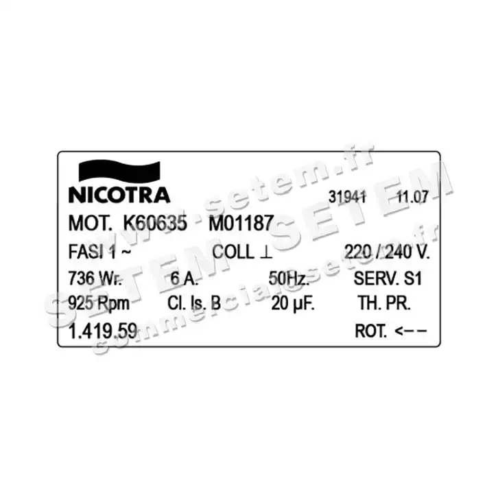 4624000035-MOTEUR K60635M01187 *141959* 3