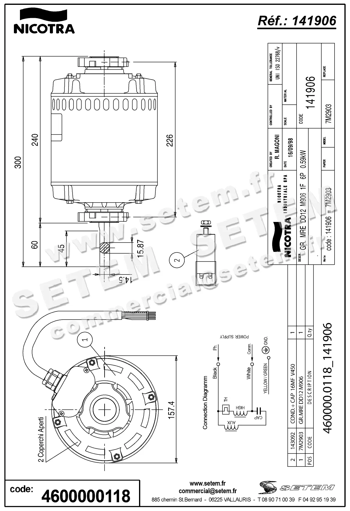 4624000118-MOTEUR K60630MO1286  2