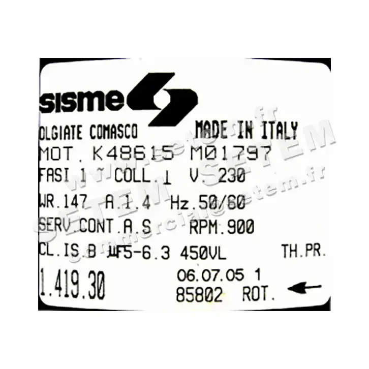 4624000208-MOTEUR K48615MO1797 "141930" 2