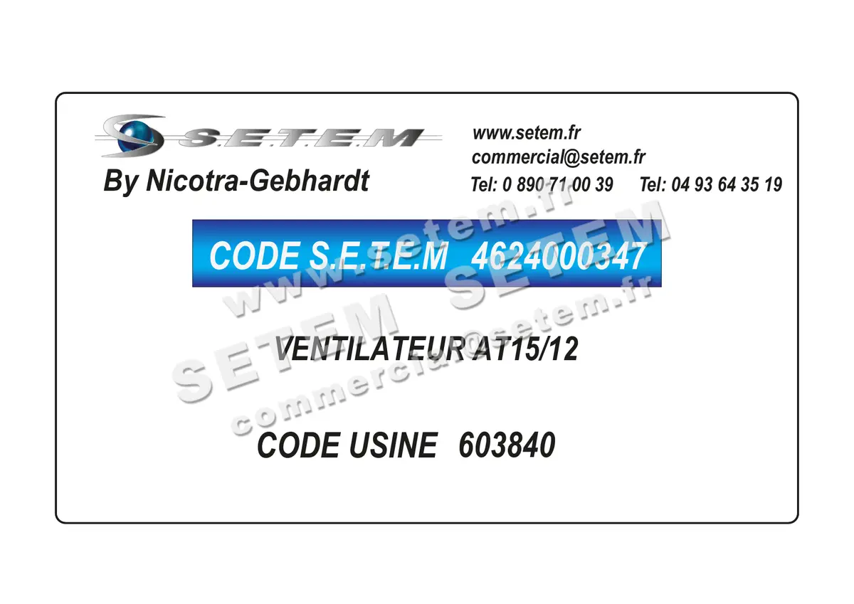 4624000347-VENTILATEUR NICOTRA GEBHARDT AT15/12 *603840*