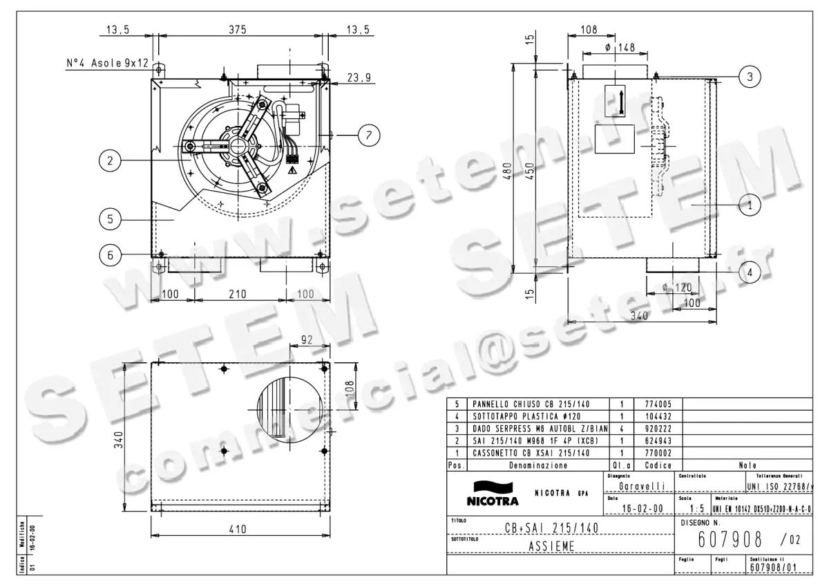 4624000487-VENTILATEUR NICOTRA GEBHARDT SAI215/140 *607908*