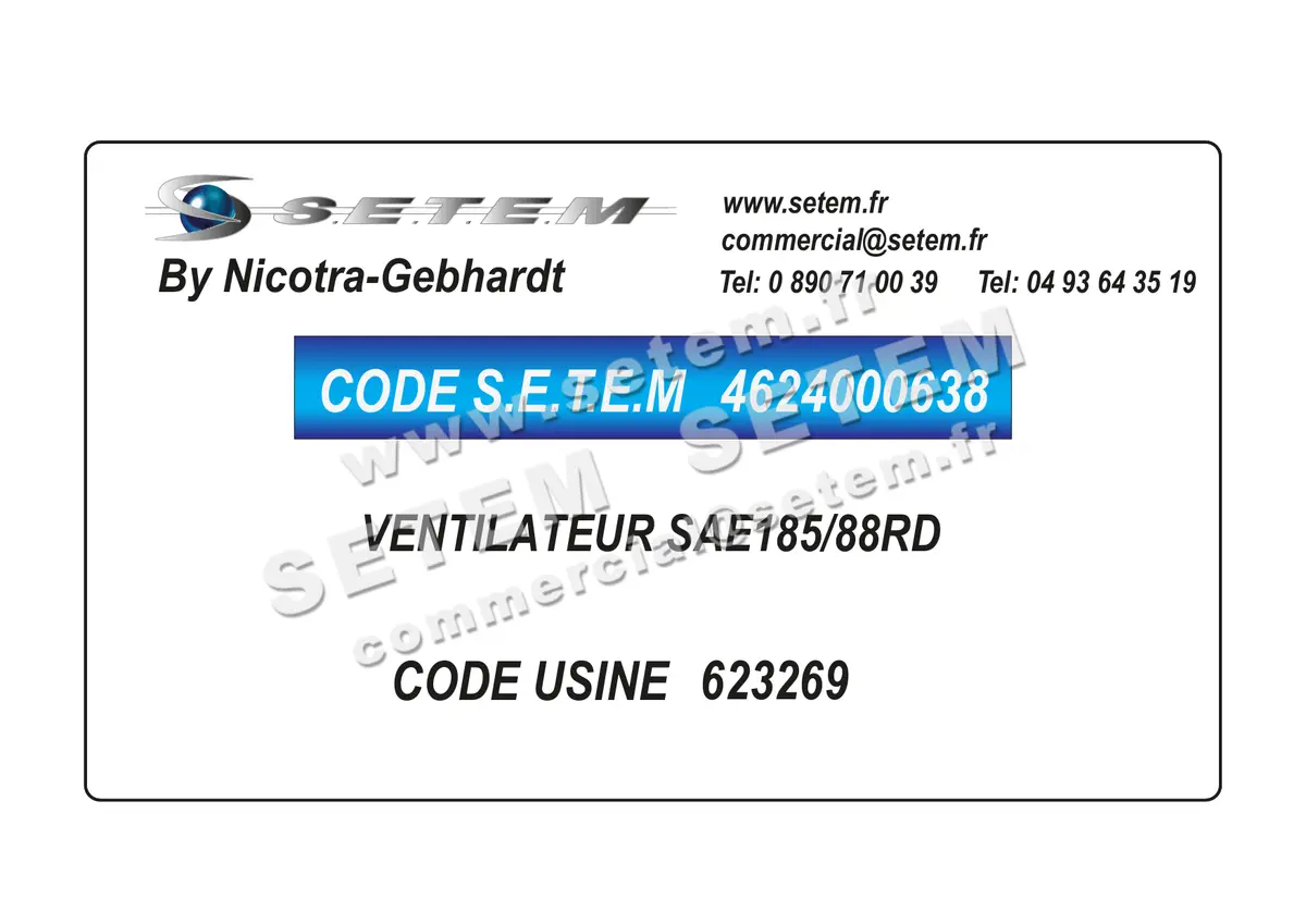 4624000638-VENTILATEUR NICOTRA GEBHARDT SAE185/88RD *623269*