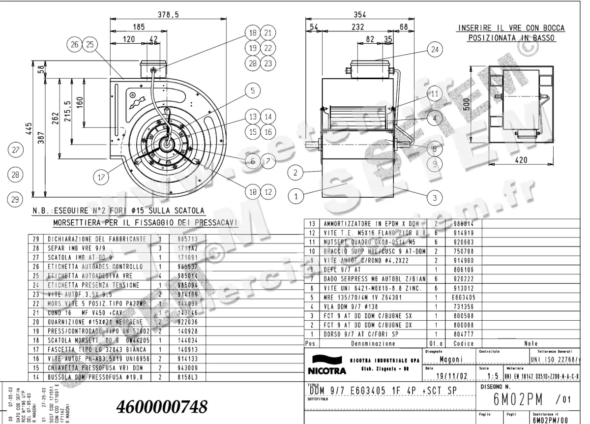 4624000748-VENTILATEUR NICOTRA GEBHARDT DDM9/7 420W 4P M230V 1V E6G3405 SP +BB *6M02PM*