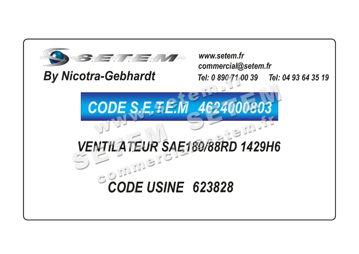 4624000803-VENTILATEUR NICOTRA GEBHARDT SAE180/88RD 1429H6 *623828*