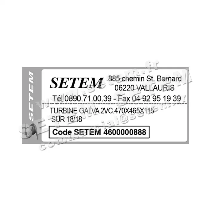 4624000888-TURBINE NICOTRA GEBHARDT 2VC.470X465X115 3