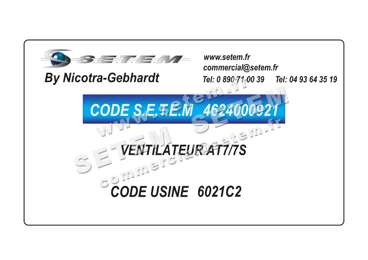 4624000921-VENTILATEUR NICOTRA GEBHARDT AT7/7S *6021C2*