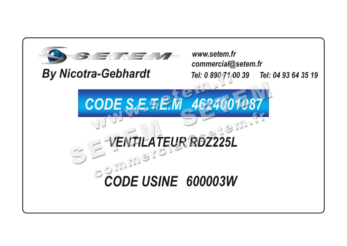 4624001087-VENTILATEUR NICOTRA GEBHARDT RDZ225L *600003W*