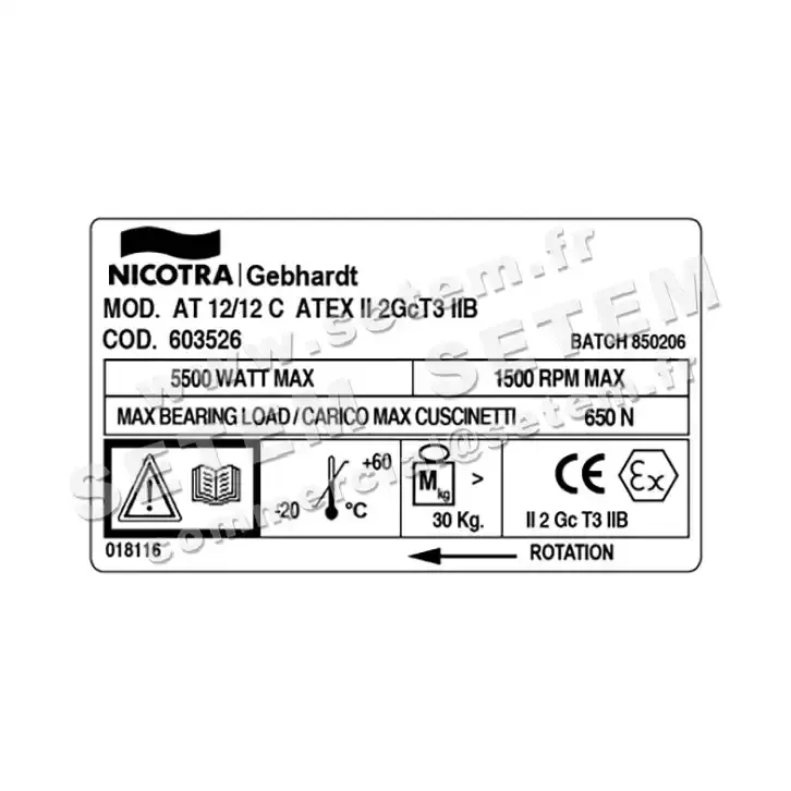 4624001148-VENTILATEUR NICOTRA GEBHARDT AT12/12C II2GCT3IIB *603526* 3