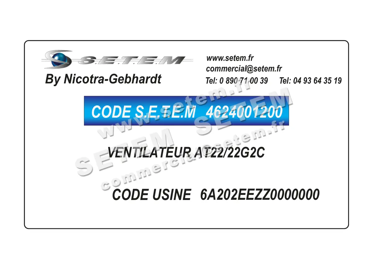 4624001200-VENTILATEUR NICOTRA GEBHARDT AT22/22G2C *6A202EEZZ0000000* 4