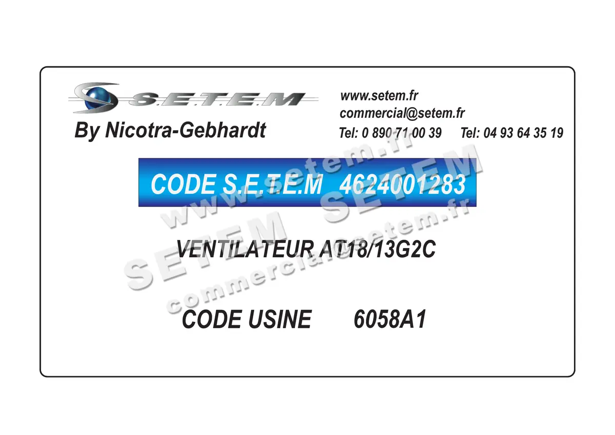 4624001283-VENTILATEUR NICOTRA GEBHARDT AT18/13G2C *6058A1*