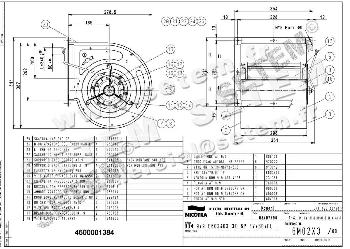 4624001384-VENTILATEUR NICOTRA GEBHARDT DDM9/9 245W 6P T230/400V 1V E6G3403 +BR+PI *6M02X3*