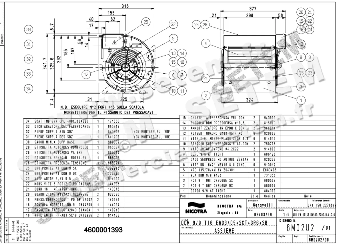 4624001393-VENTILATEUR NICOTRA GEBHARDT DDM9/9TIG 420W 4P M230V 1V E6G3405 +PI+BB+GRA *6M02U2*