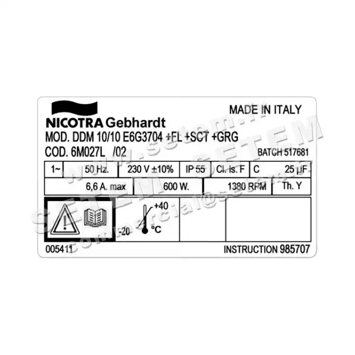 4624001428-VENTILATEUR NICOTRA GEBHARDT DDM10/10 600W 4P M230V 1V E6G3704 +BR+BB+GRA *6M027L* 3