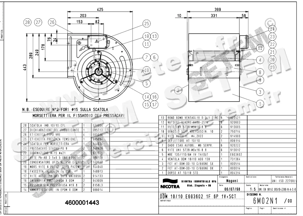 4624001443-VENTILATEUR NICOTRA GEBHARDT DDM10/10 515W 6P M230V 1V E6G3602 +BB *6M02N1*